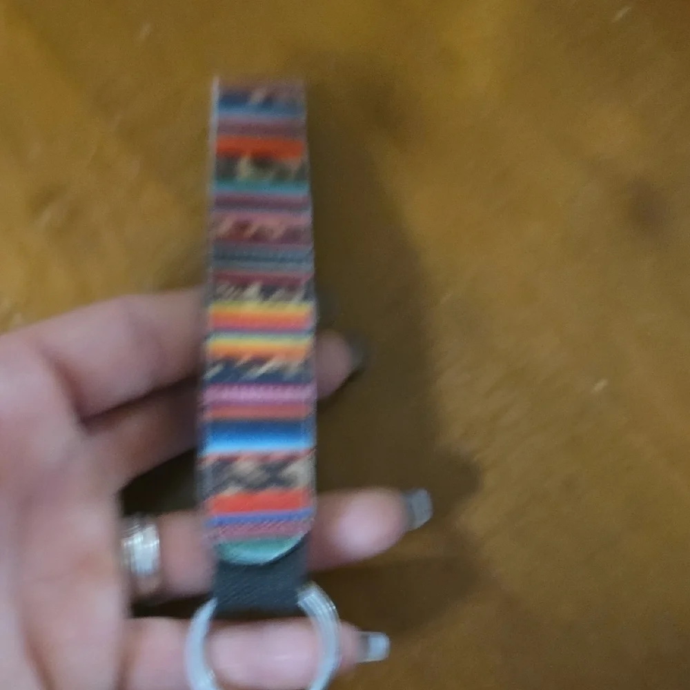 Colorful Patterned Keychain - Picture 3 of 3